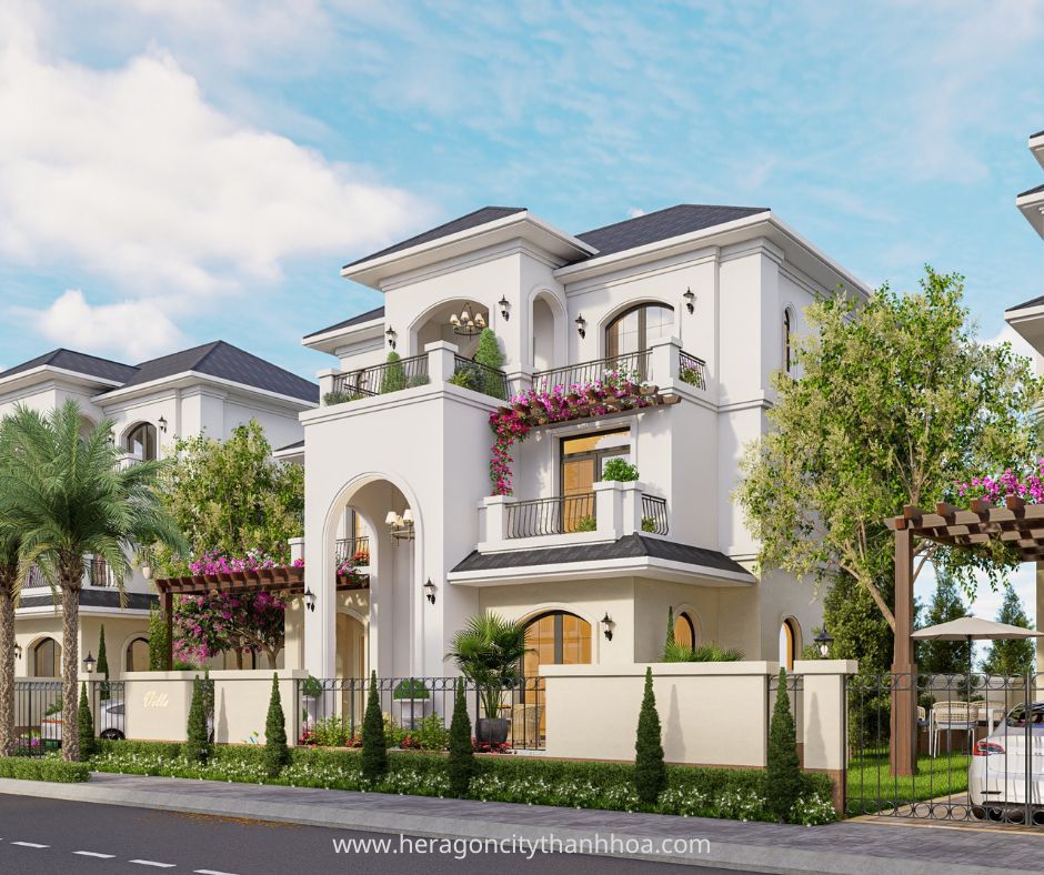 Biệt thự dự án Heragon City Nam Ngạn Thanh Hóa