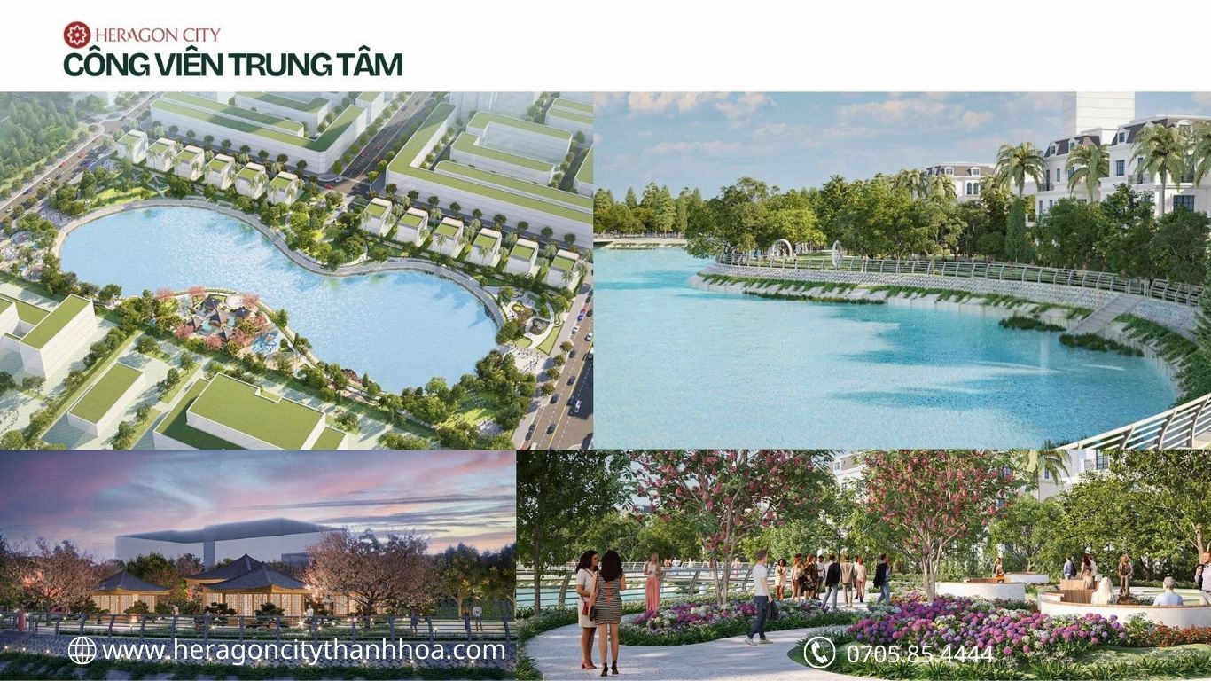 Hồ công viên trung tâm Heragon city