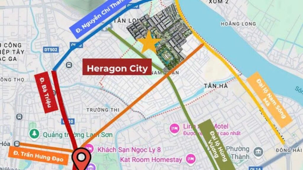 Phân tích vị trí chiến lược của Heragon City nam Ngạn