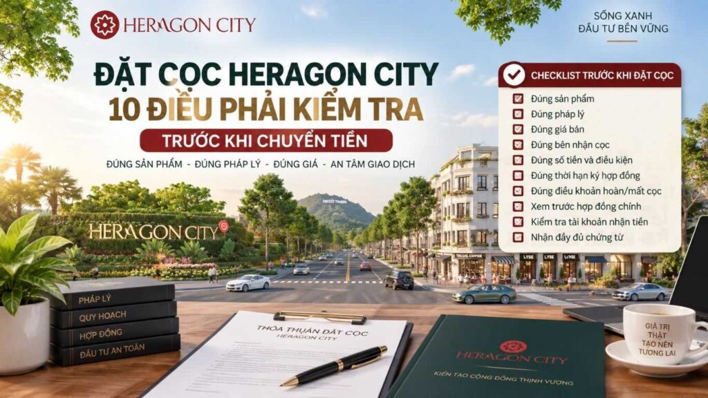 Đặt cọc Heragon City 10 điều cần kiểm tra trước khi chuyển tiền