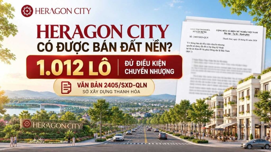 Heragon City có được bán đất nền không