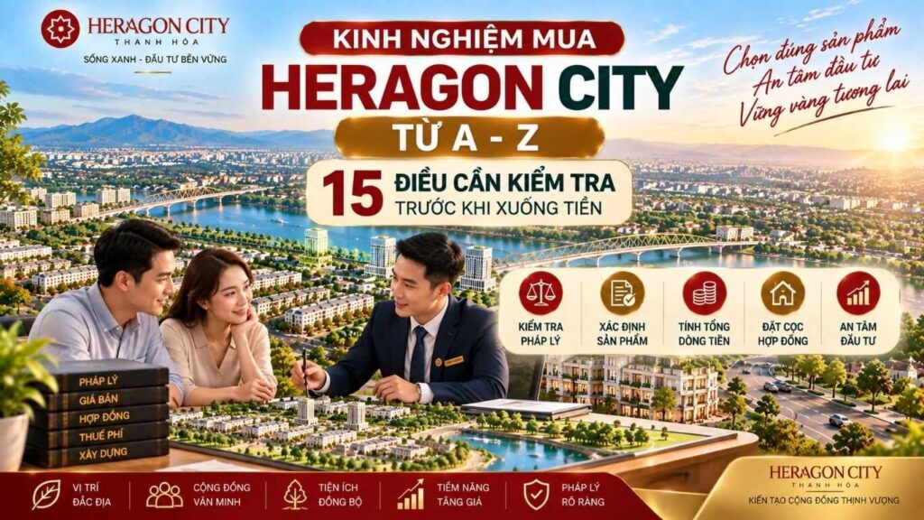Kinh Nghiệm Mua Heragon City – 15 Điều Cần Kiểm Tra