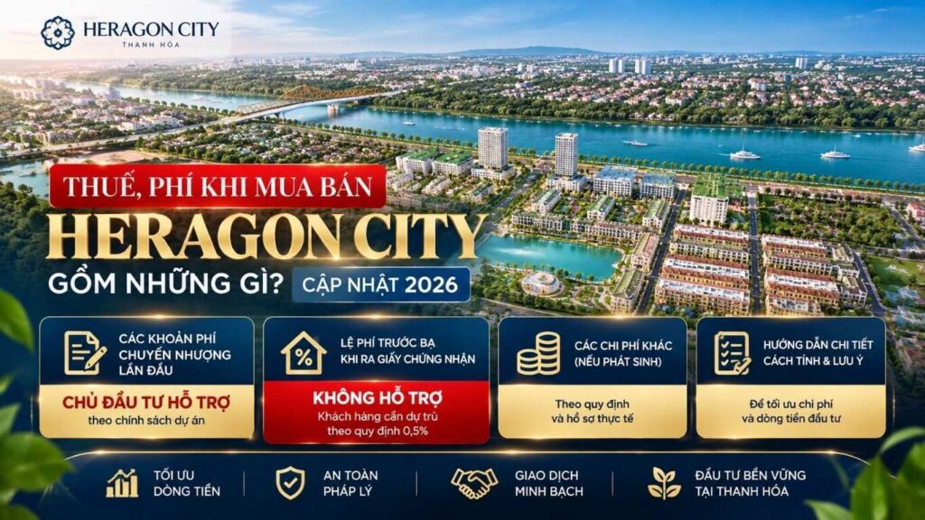 Thuế phí khi mua bán Heragon City cập nhật 2026
